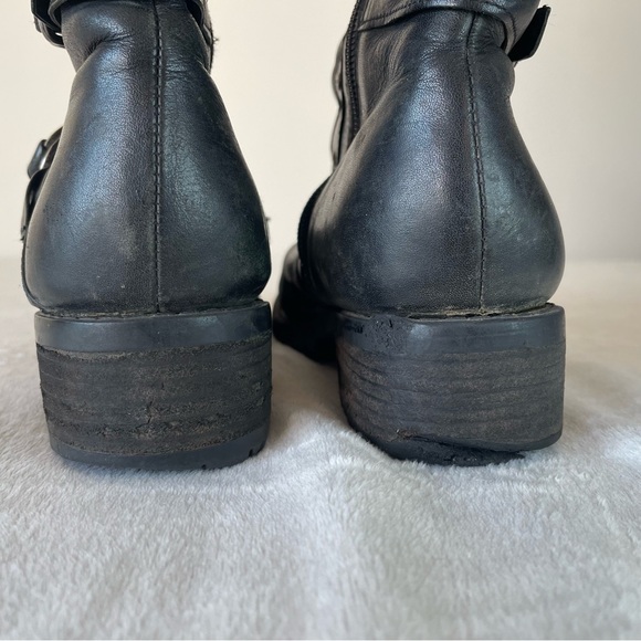 Harley Davidson Leather Motorcycle Boots - Picture 6 of 11